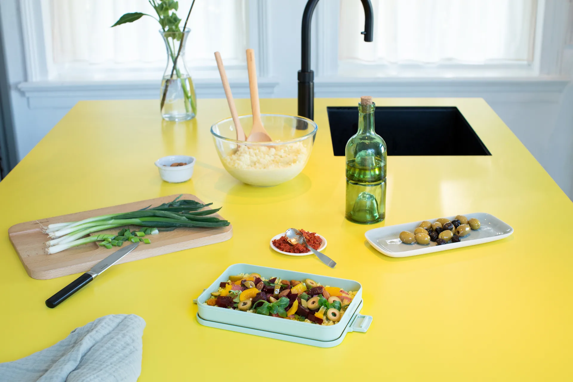 Make & Take 薄款1.1升午餐盒, 玉绿色 Brabantia