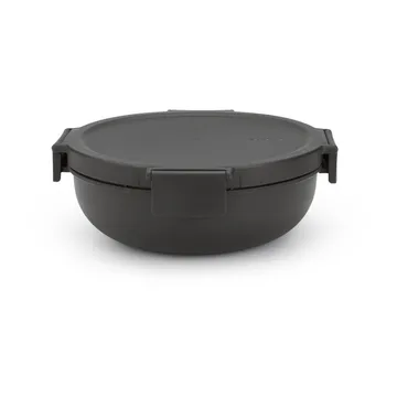 Make & Take 1.3升沙拉碗 - 深灰色 - Brabantia