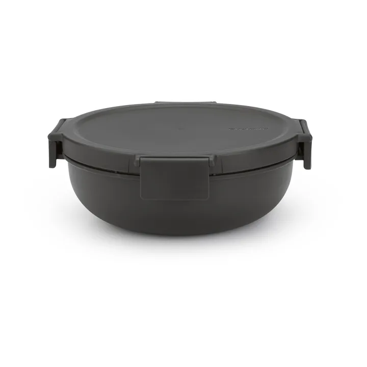 Make & Take 沙拉碗 1.3升 - 深灰色 - Brabantia