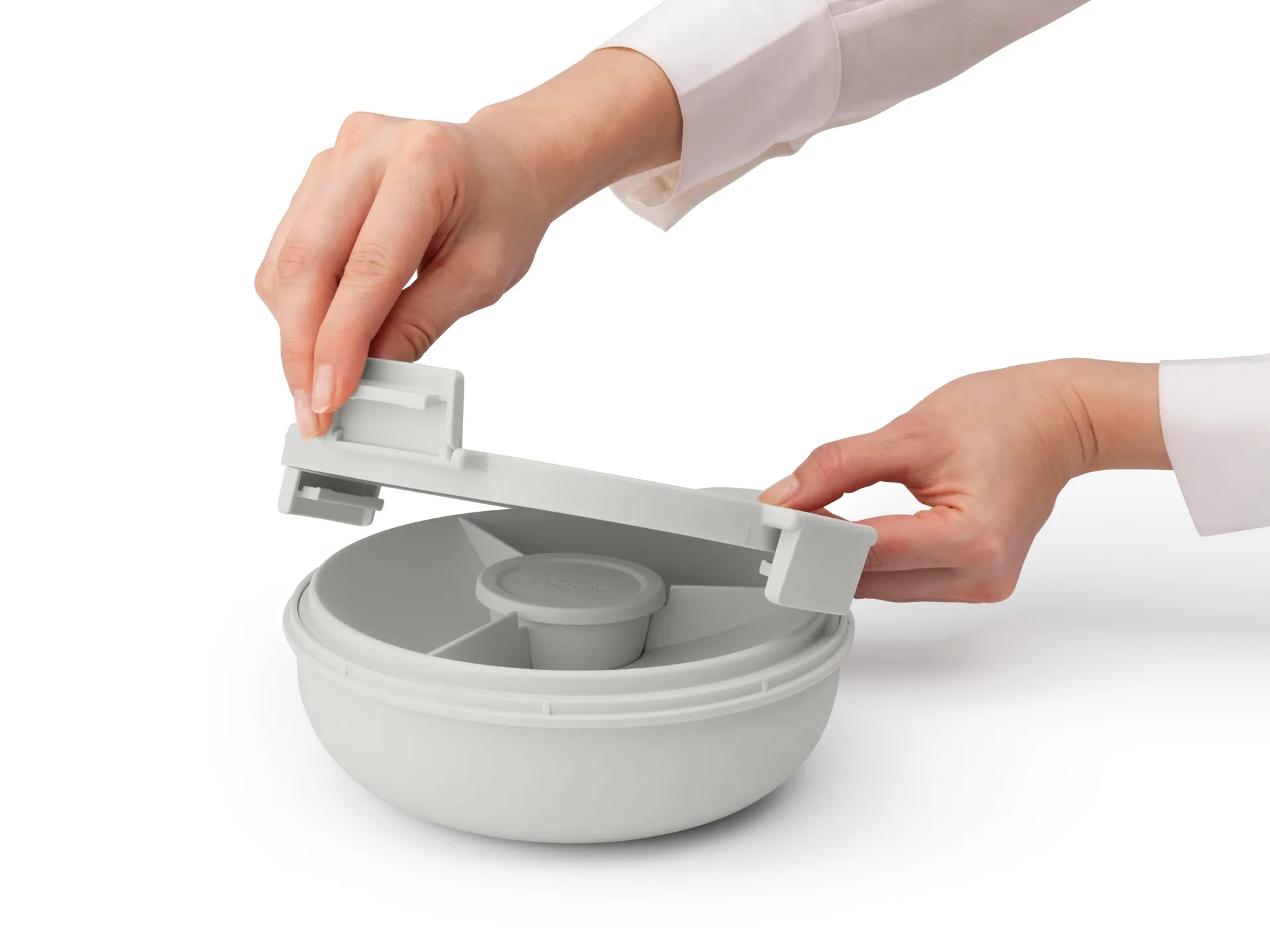 Make & Take 1.3升沙拉碗, 浅灰色 Brabantia