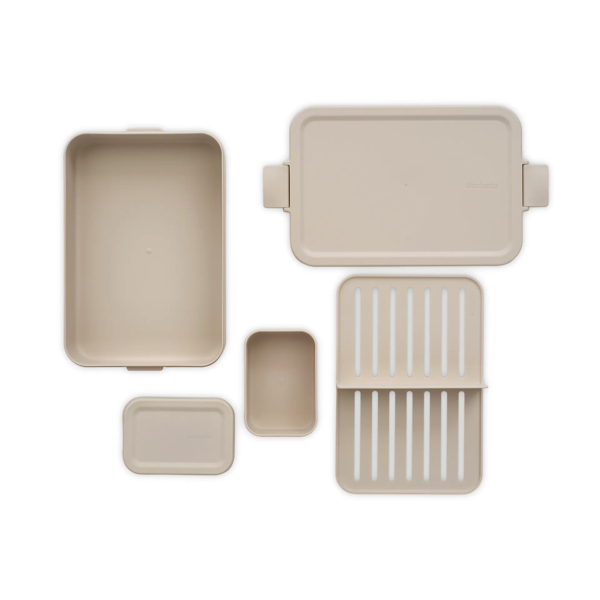 Make & Take 大号2升便当盒, 柔米色 Brabantia