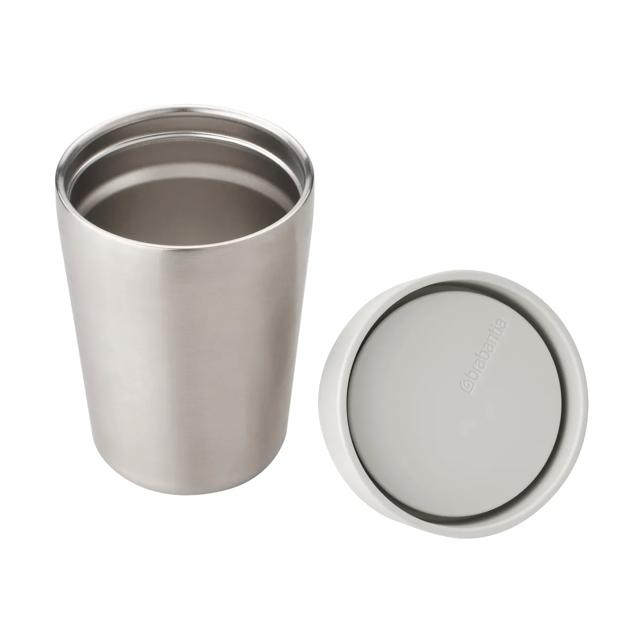 Make & Take 保温杯 200ml, 浅灰色 Brabantia