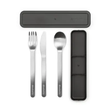 Make & Take 餐具 3件 - 深灰色 - Brabantia