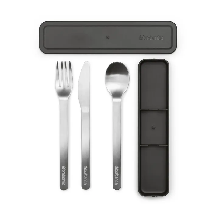 Make & Take 餐具 3件 - 深灰色 - Brabantia