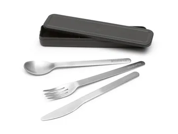 Make & Take 餐具 3件 - 深灰色 - Brabantia