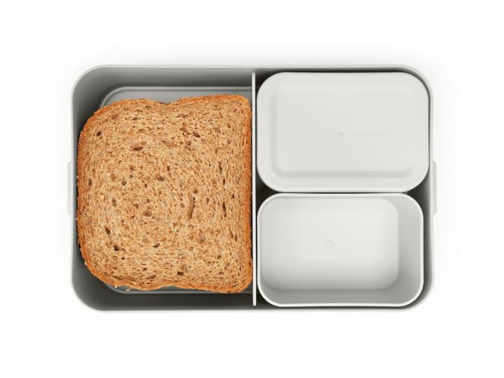 Make & Take bento lunch box large 2 L, Light 灰色 Brabantia