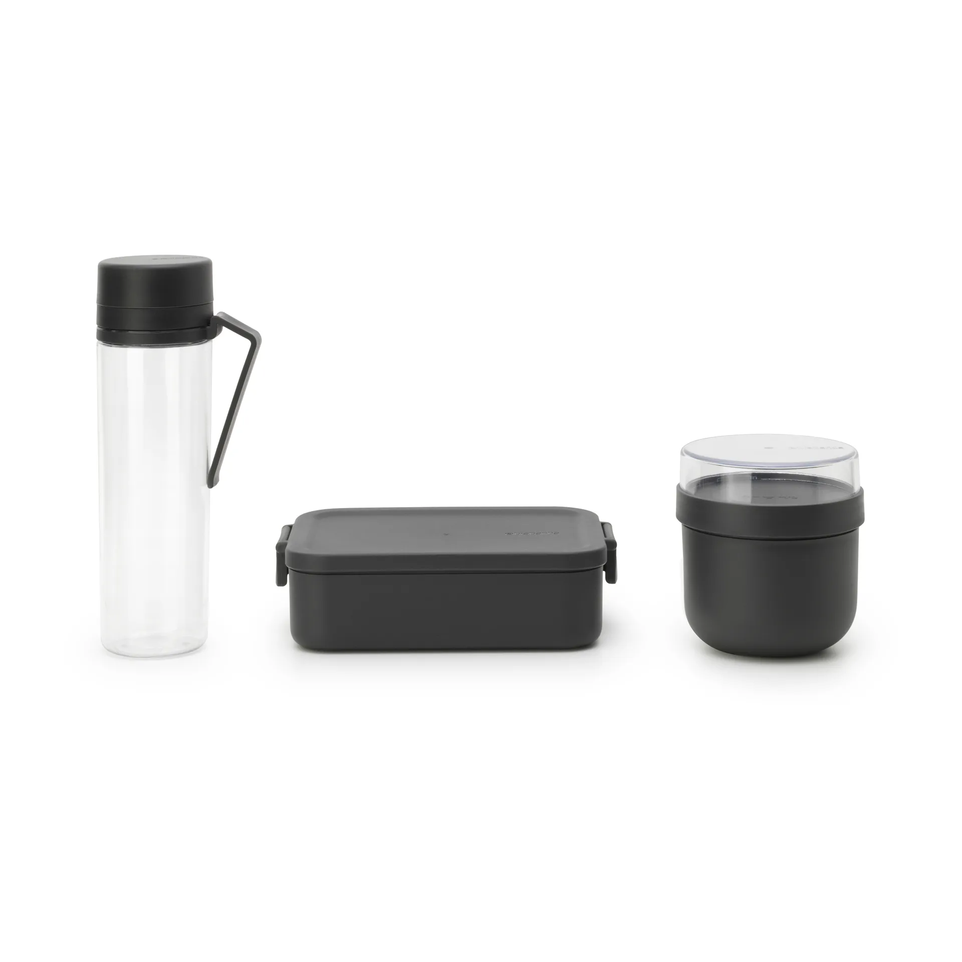 Make & Take breakfast and lunch Set 3 pieces, Dark 灰色 Brabantia