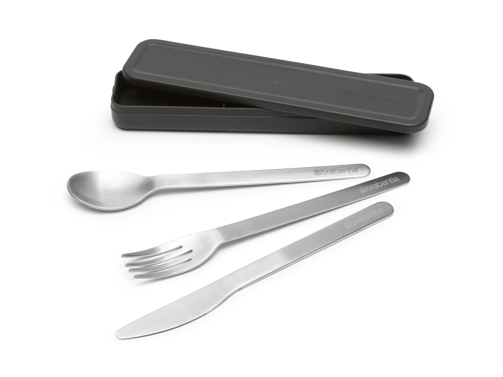 Make & Take 餐具 cutlery 3 pieces, Dark 灰色 Brabantia