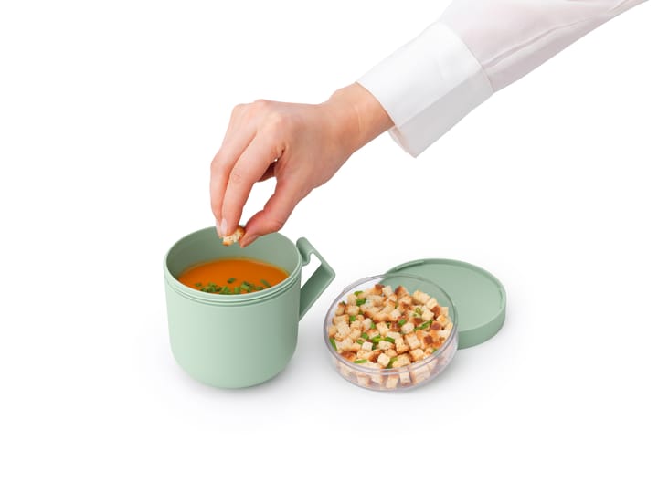 Make & Take Soup 马克杯 0.6 L, Jade 绿色 Brabantia