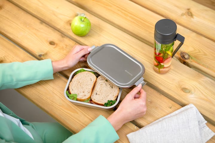 Make & Take 午餐盒 steel 中, Matte stainless steel Brabantia