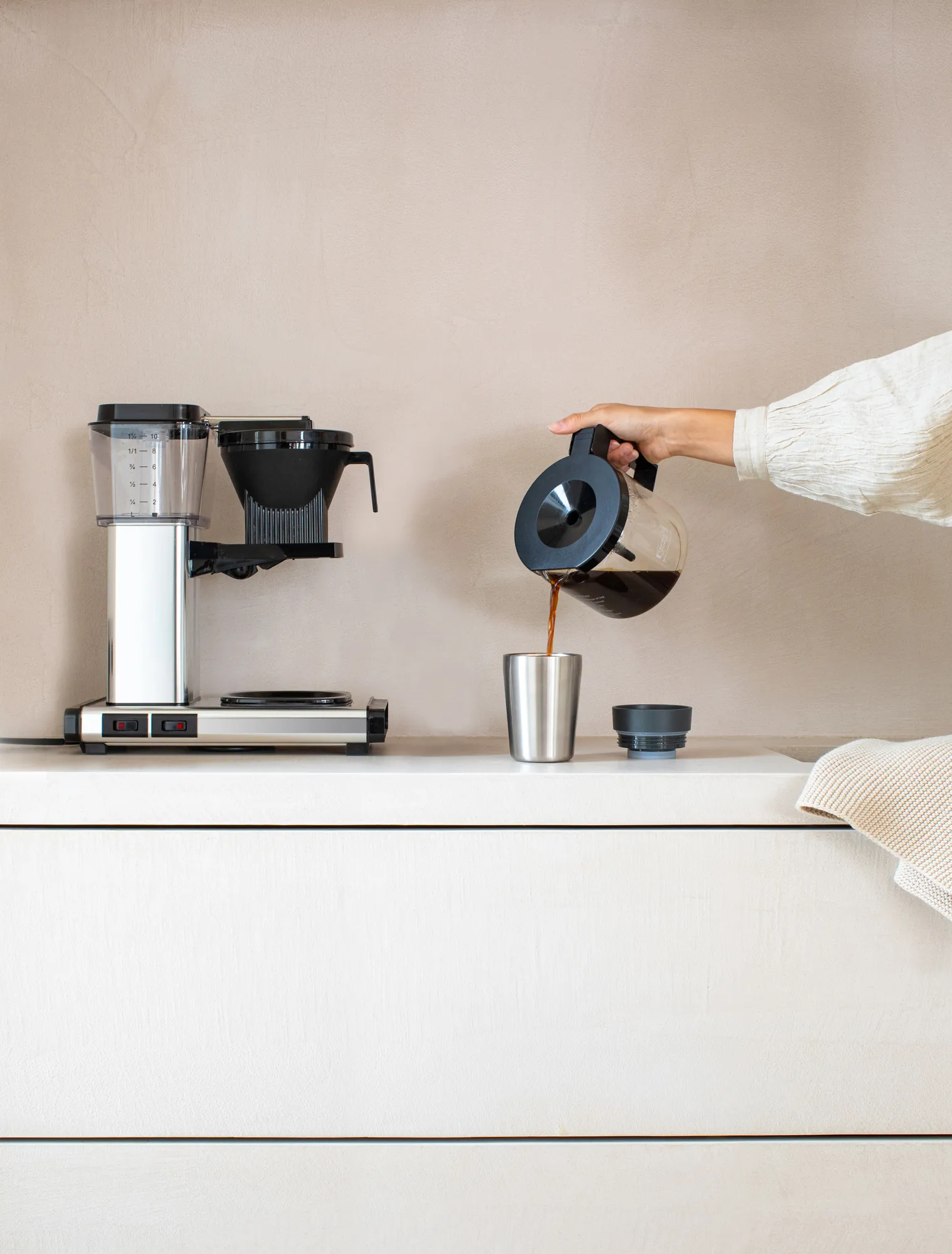 Make & Take termal 马克杯 20 cl, Dark grey Brabantia