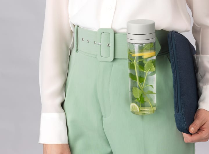 Make & Take water bottle with sil 0.5 L, Light 灰色 Brabantia