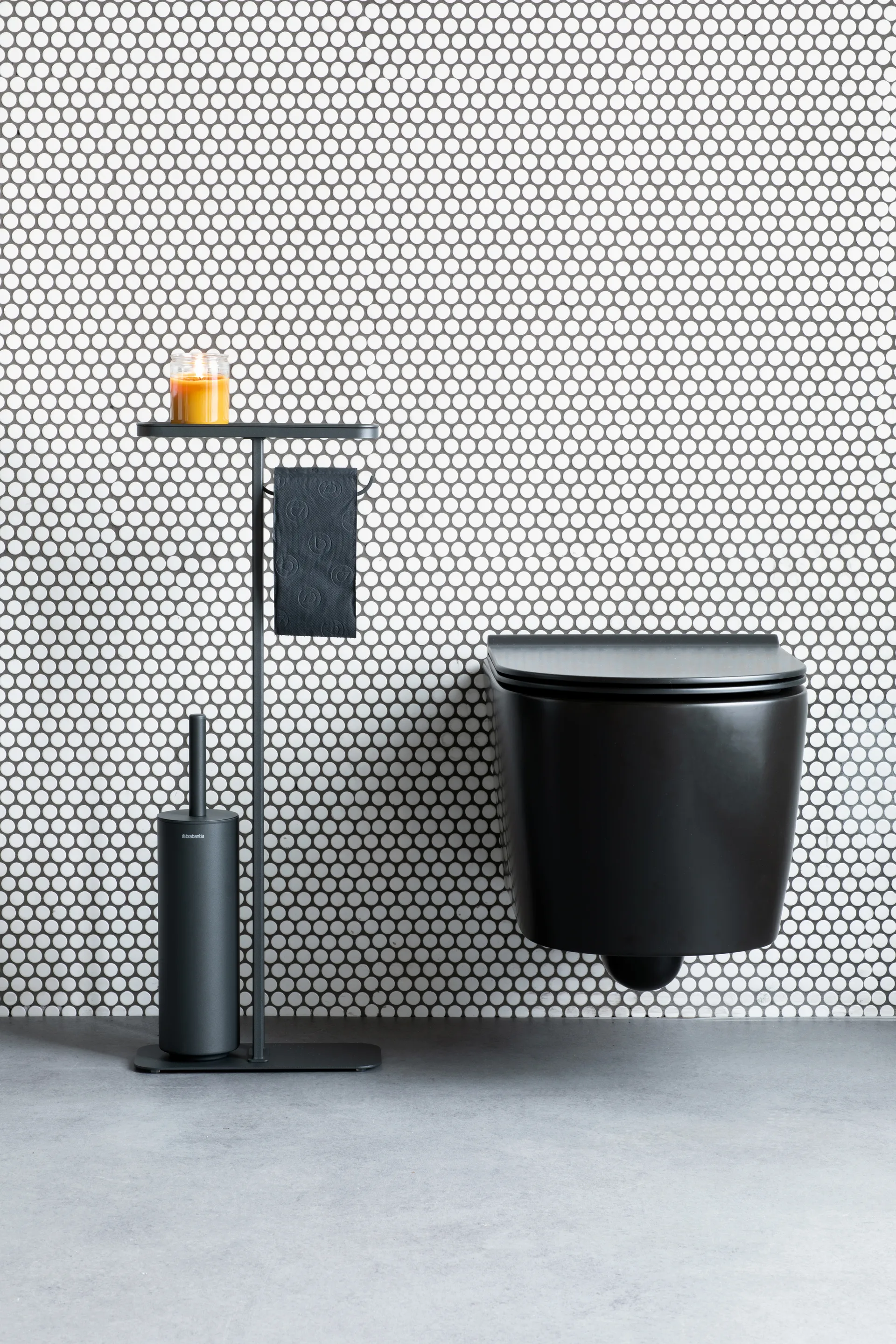 MindSet 马桶收纳架, Mineral Infinite 灰色, silicone
 Brabantia