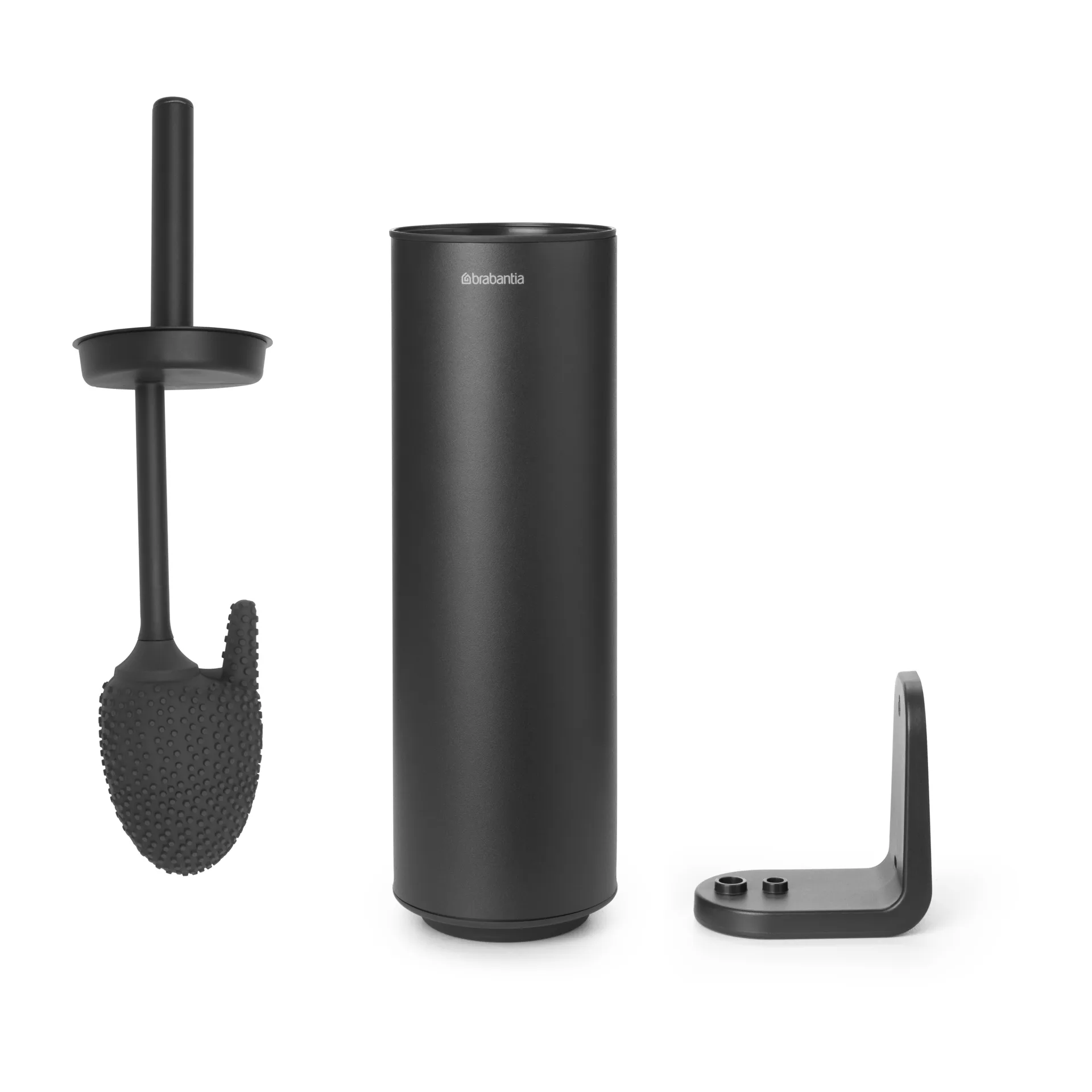 MindSet 带架马桶刷, Mineral Infinite 灰色 Brabantia