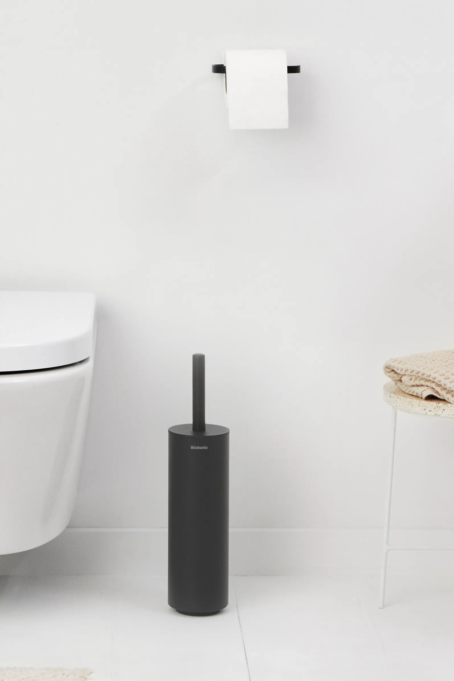 MindSet 带架马桶刷, Mineral Infinite 灰色 Brabantia