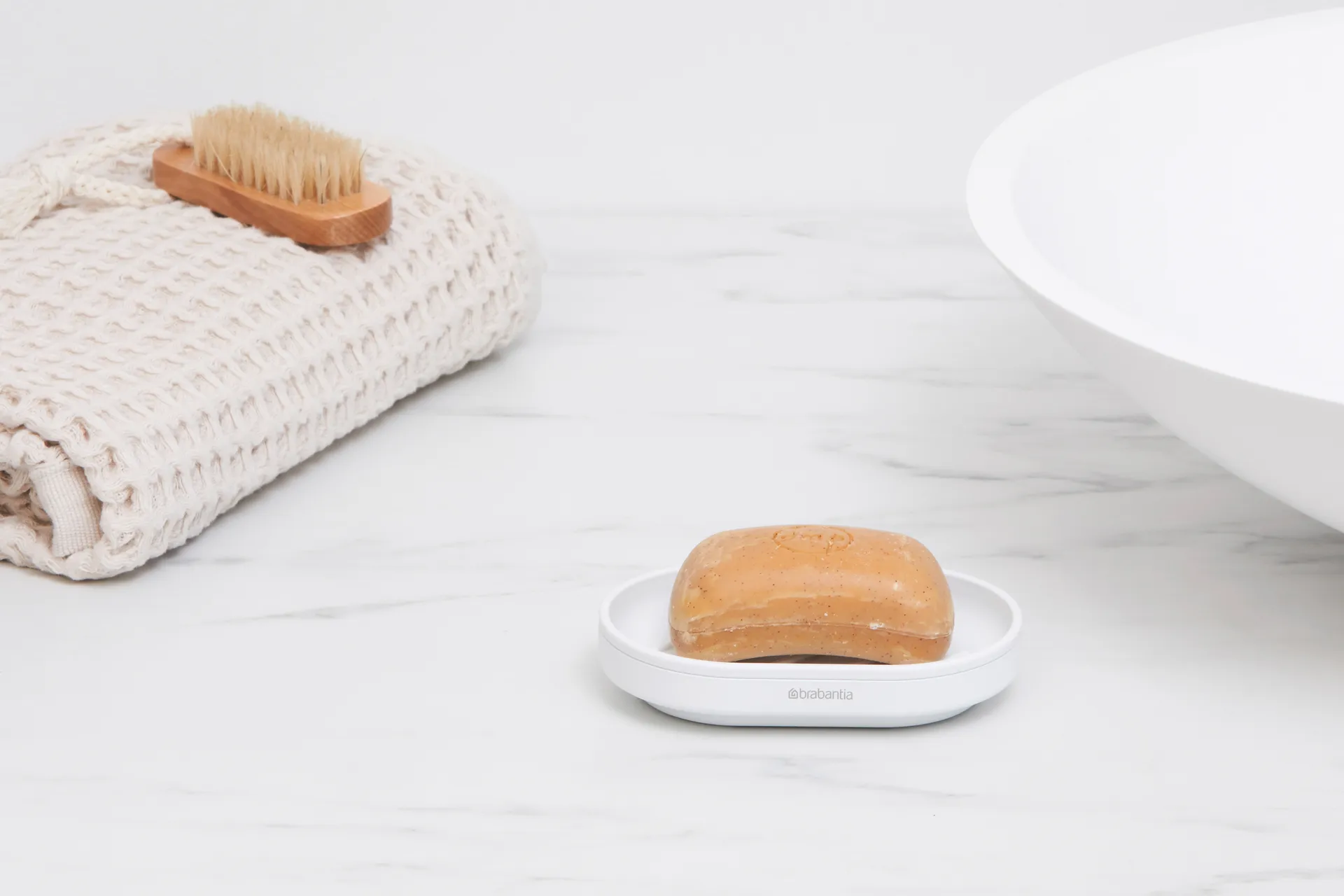 MindSet soap dish, Mineral Fresh 白色 Brabantia