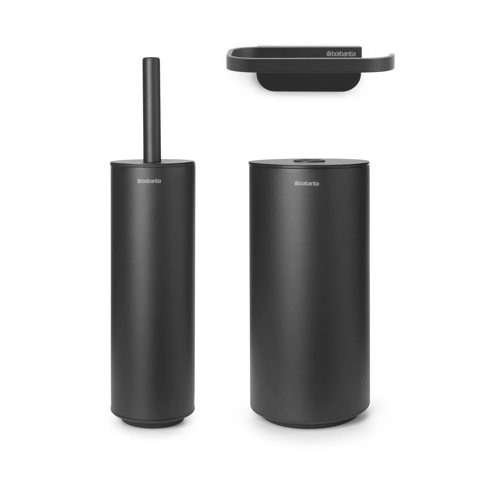 Mindset toilet 套装 3件, Mineral infinite 灰色 Brabantia