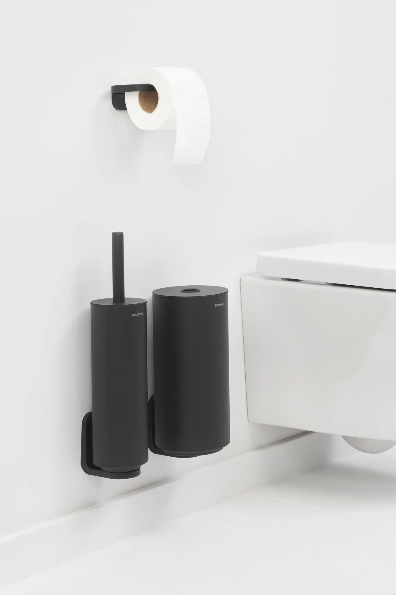Mindset toilet 套装 3件, Mineral infinite 灰色 Brabantia
