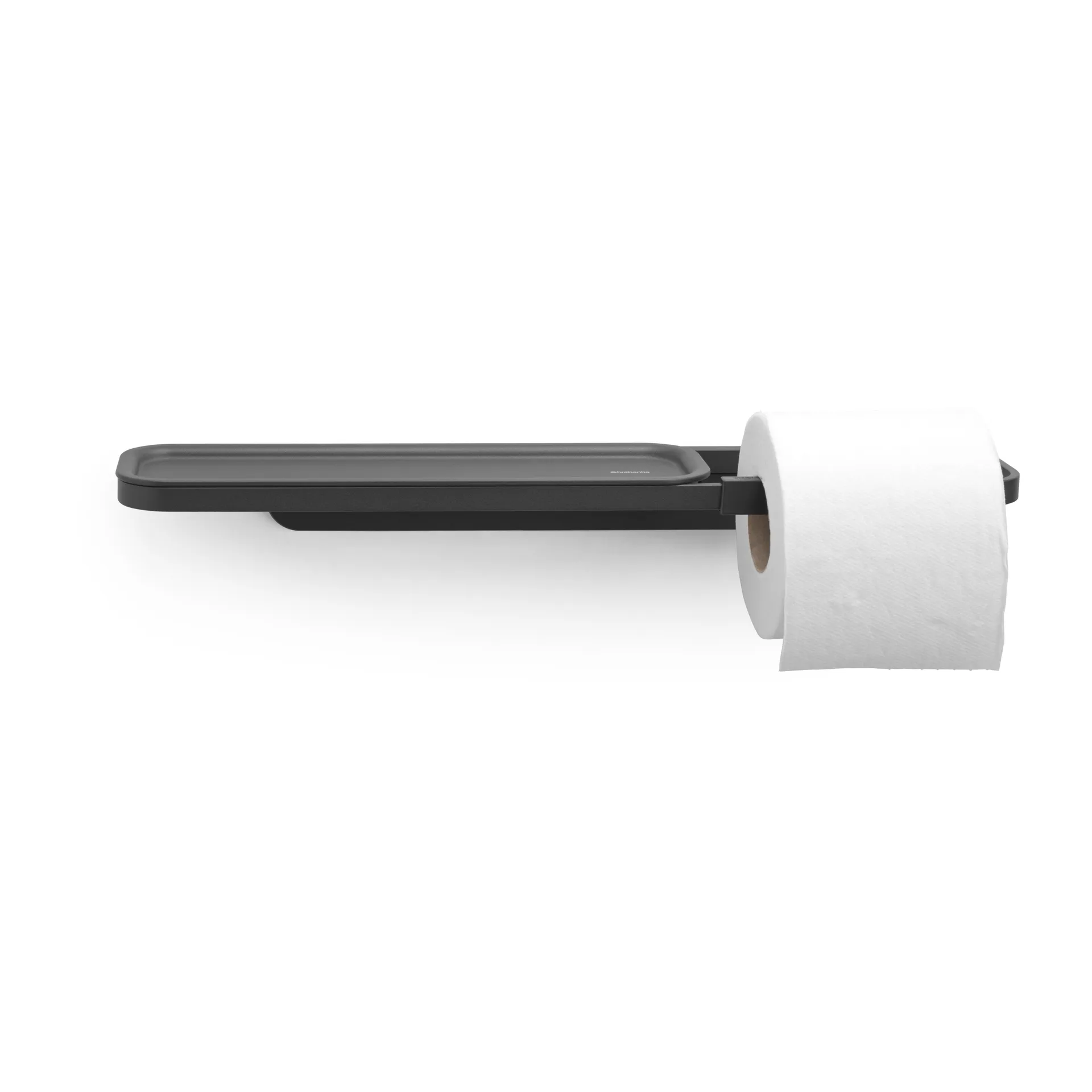 MindSet Toilet paper holder with shelf, Mineral Infinite 灰色 Brabantia