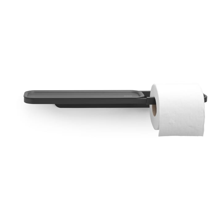 MindSet Toilet paper holder with shelf - Mineral Infinite 灰色 - Brabantia