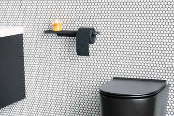 MindSet 带置物架厕纸架 - 矿物无限灰色 - Brabantia