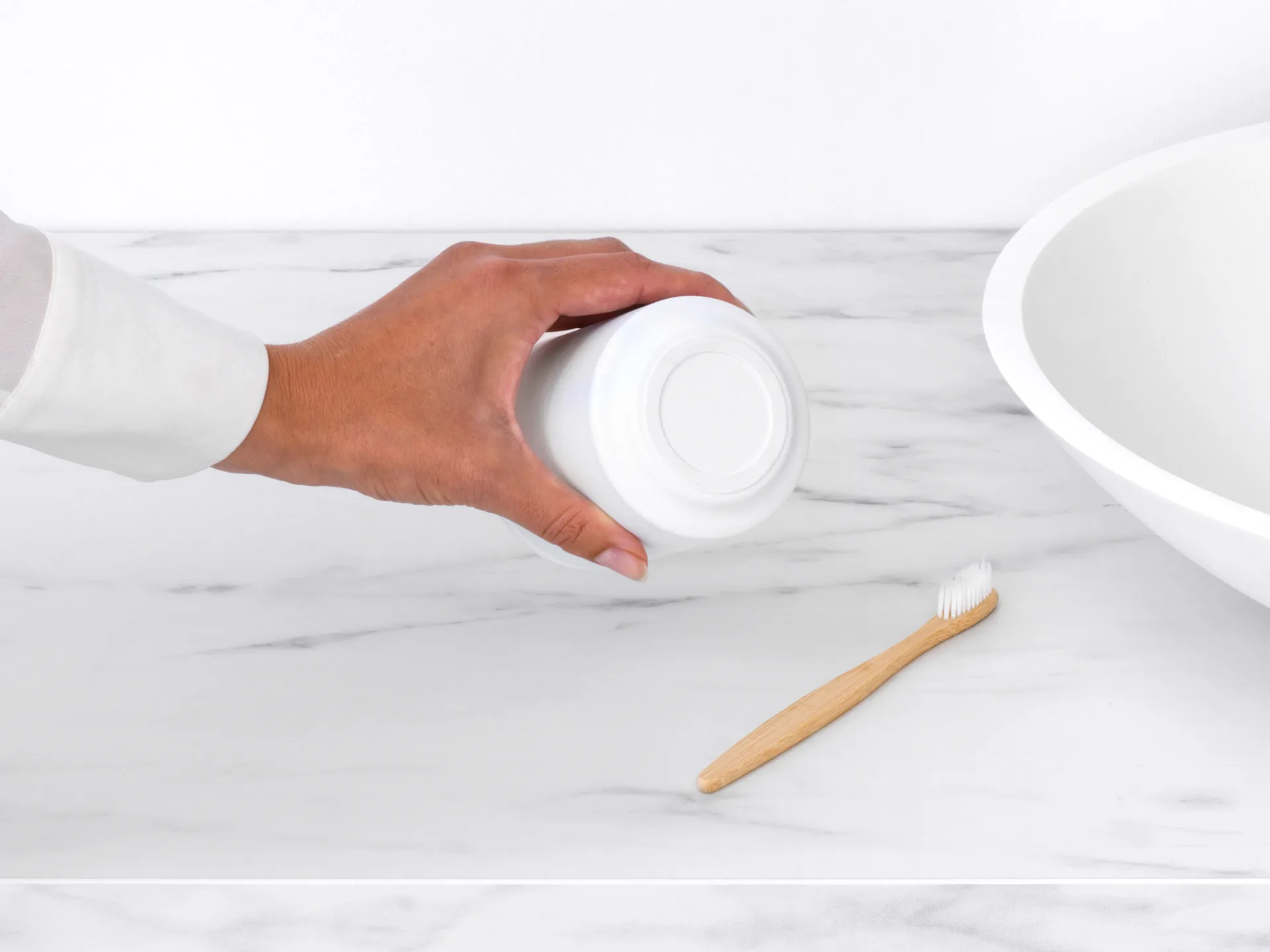 MindSet 牙刷架, 矿物清新白色 Brabantia