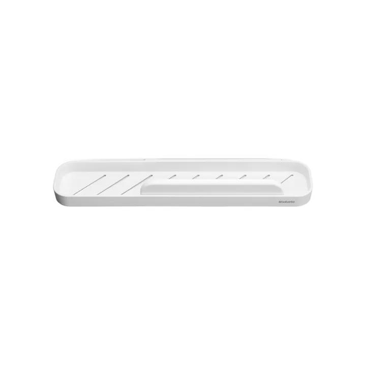 Mindset 淋浴置物架带刮水器 - 白色 - Brabantia