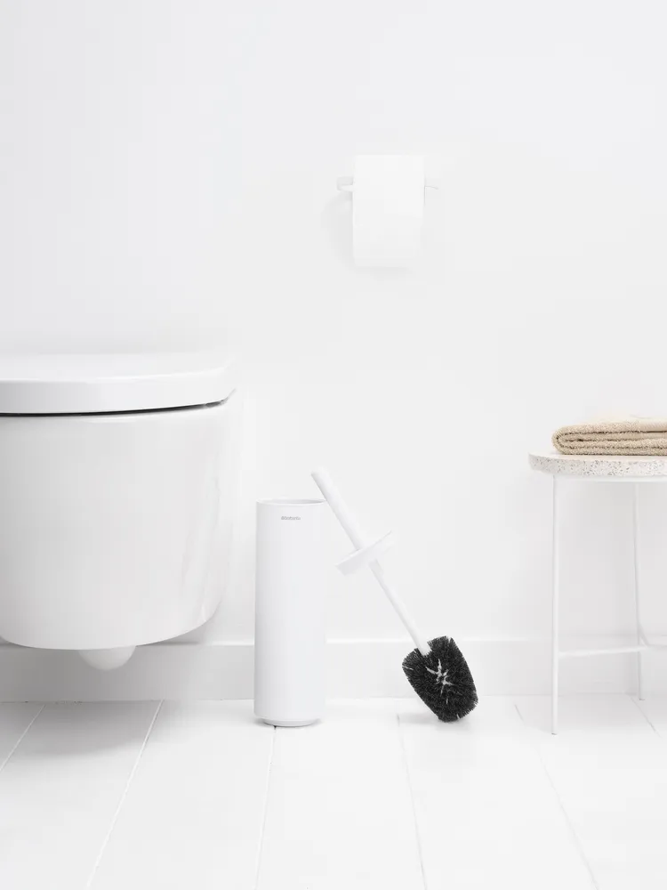 MindSet 带架马桶刷, 矿物清新白 Brabantia
