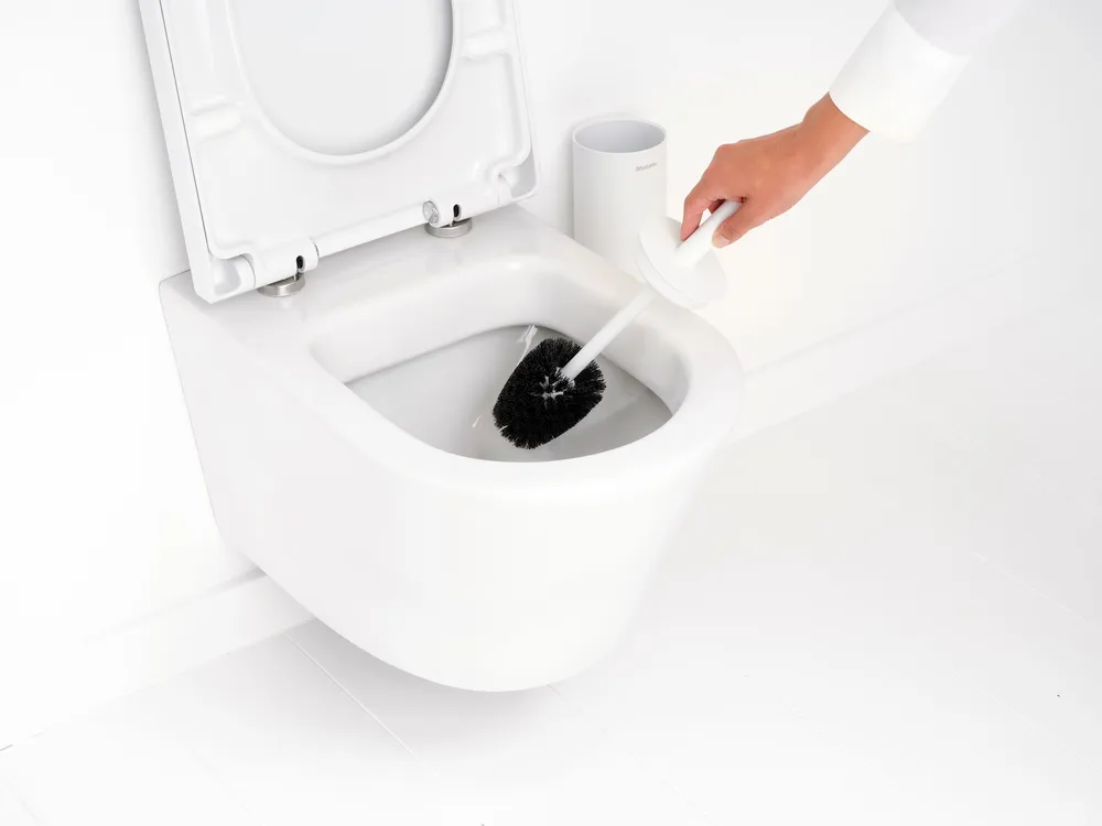 MindSet 带架马桶刷, 矿物清新白 Brabantia