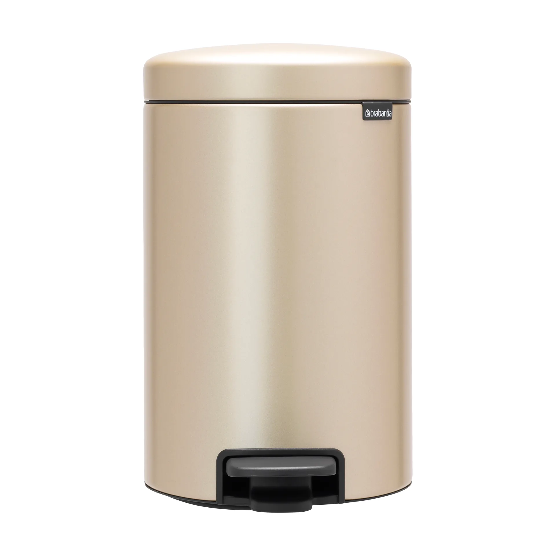 New Icon 脚踏式垃圾桶 12升, Metallic Gold Brabantia
