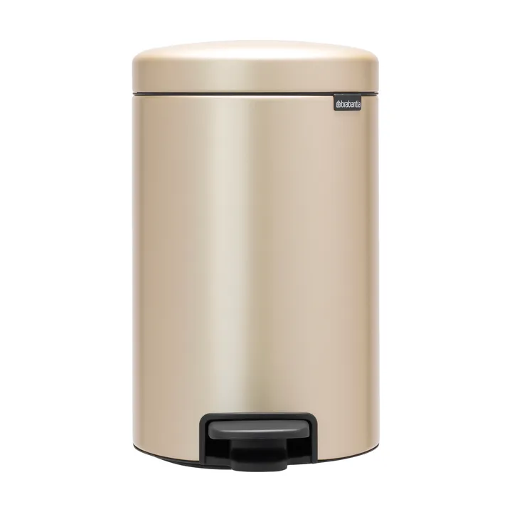New Icon 新经典脚踏垃圾桶12升 - 金属金色 - Brabantia