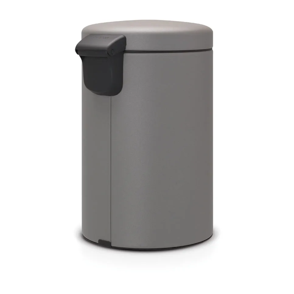 New Icon 新经典脚踏垃圾桶12升, 矿物水泥灰 Brabantia