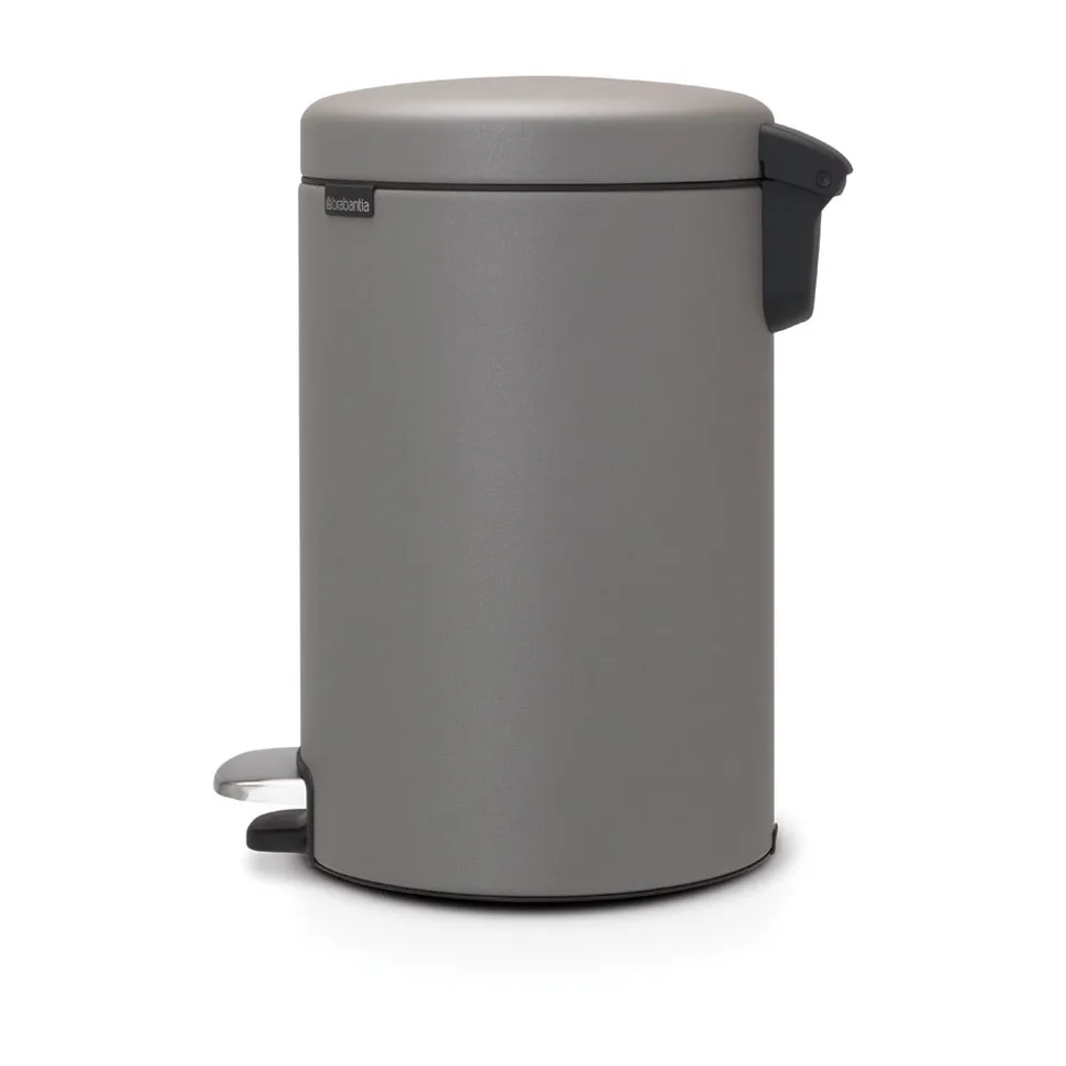 New Icon 新经典脚踏垃圾桶12升, 矿物水泥灰 Brabantia