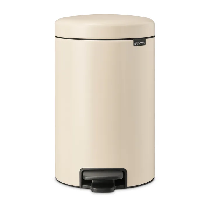 New Icon 12升脚踏垃圾桶 - 柔米色 - Brabantia