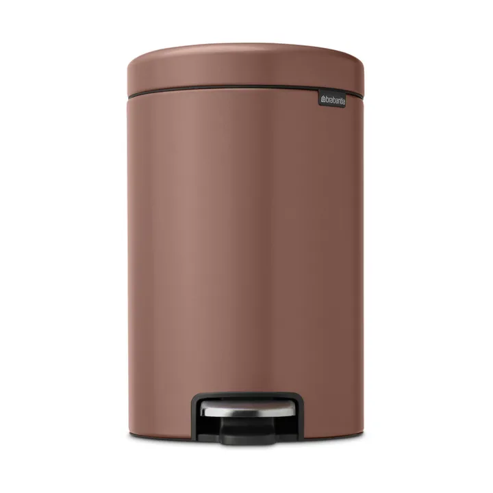 New Icon 新经典脚踏垃圾桶12升 - 缎面灰褐色 - Brabantia