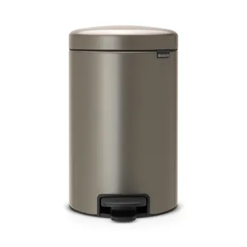 New Icon 新经典脚踏垃圾桶12升 - 铂金色 - Brabantia