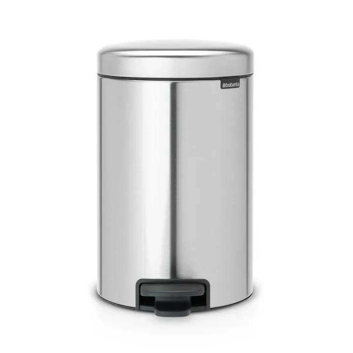 New Icon 新经典脚踏垃圾桶12升 - 哑光防指纹钢 - Brabantia