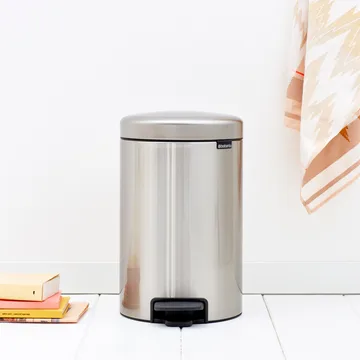 New Icon 新经典脚踏垃圾桶12升 - 哑光防指纹钢 - Brabantia