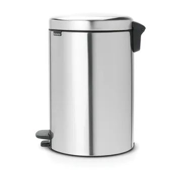 New Icon 新经典脚踏垃圾桶20升 - 哑光防指纹钢 - Brabantia