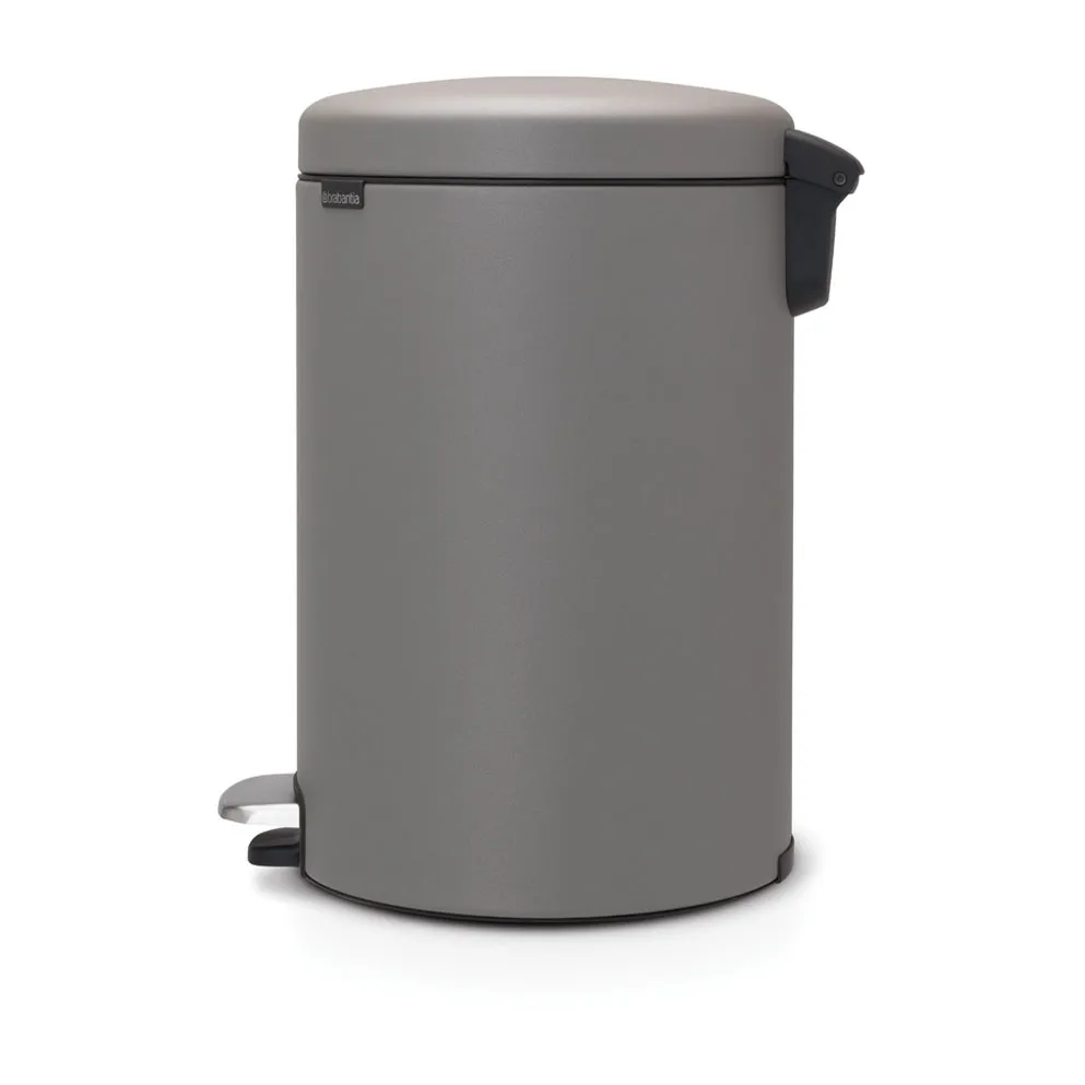 New Icon 新经典脚踏垃圾桶20升, 矿物水泥灰 Brabantia