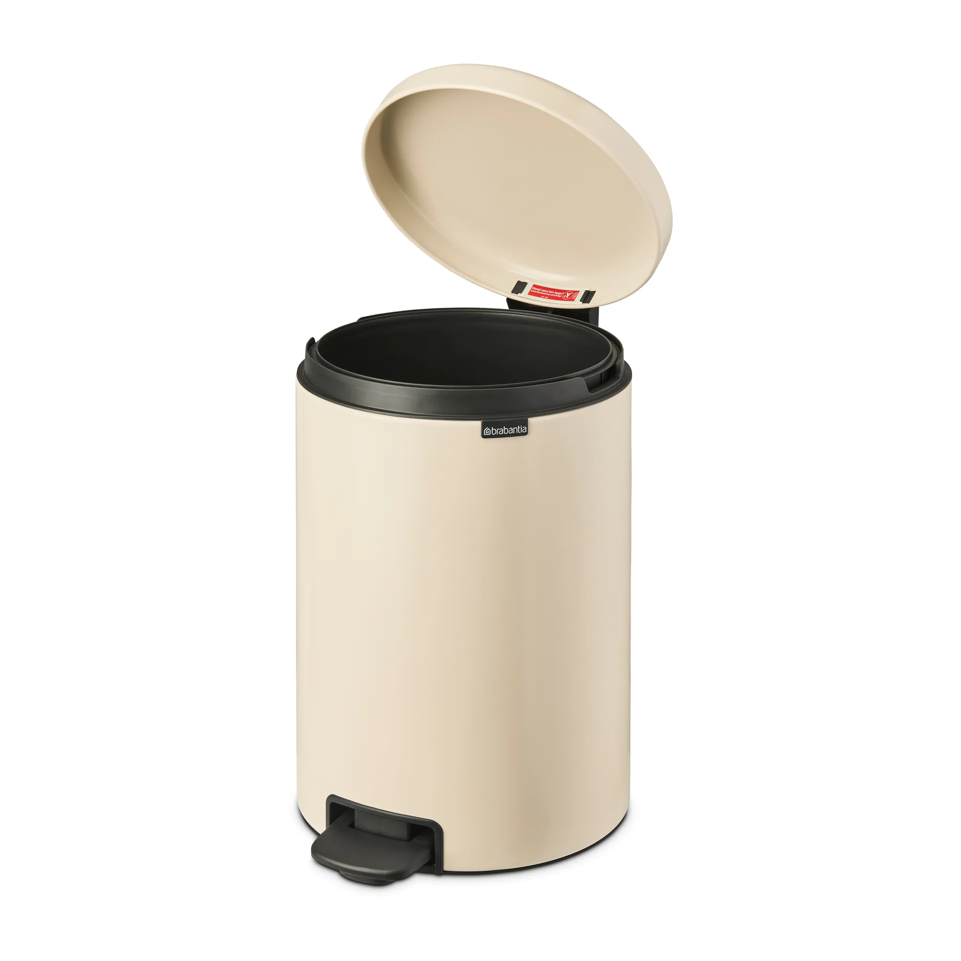 New Icon 新经典脚踏垃圾桶20升, 柔米色 Brabantia