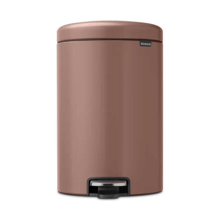 New Icon 新经典脚踏垃圾桶20升, 缎面灰褐色 Brabantia