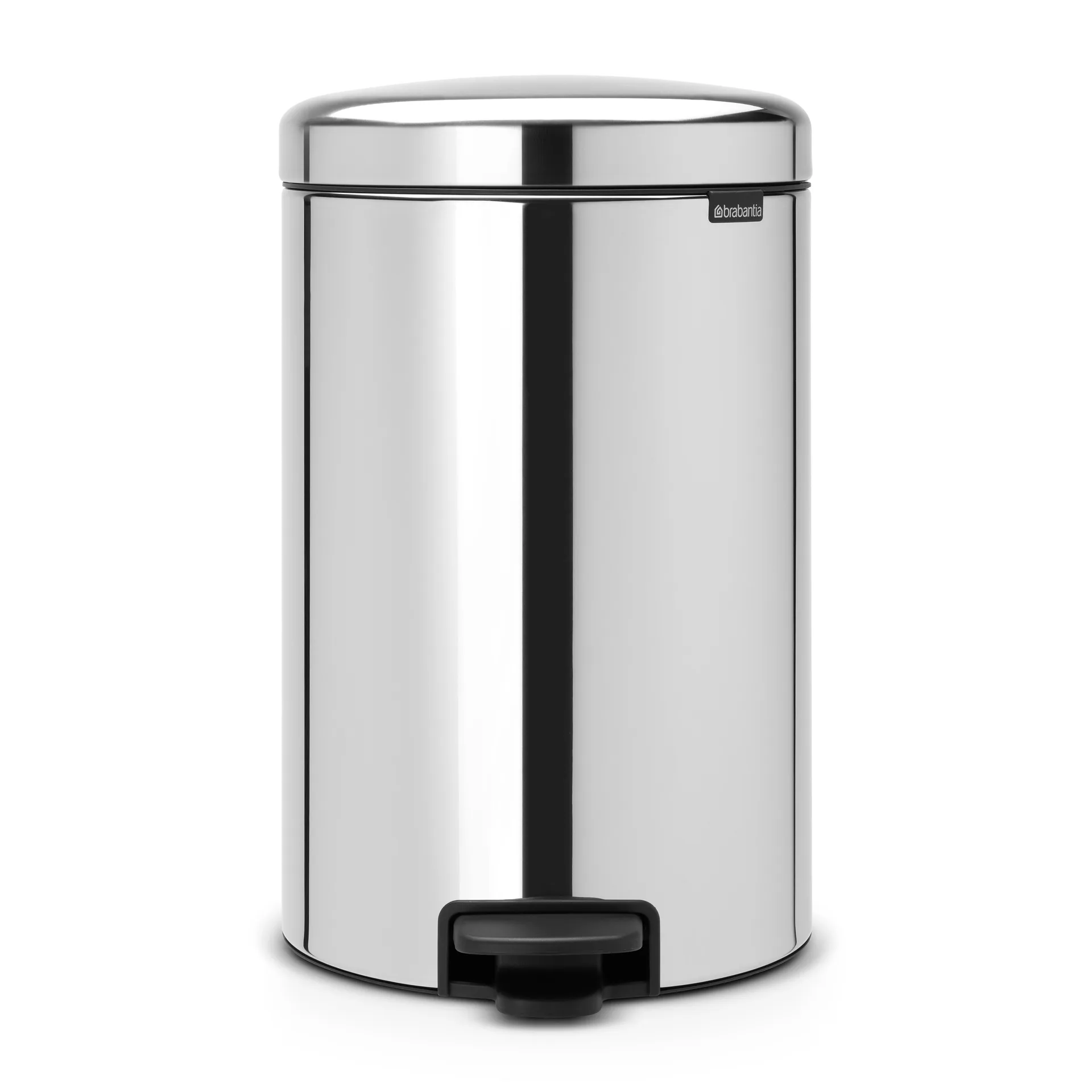 New Icon 新经典脚踏垃圾桶20升, 亮面钢 Brabantia