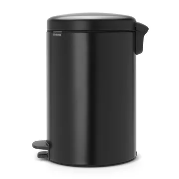 New Icon 新经典脚踏垃圾桶20升 - 哑光黑色 - Brabantia