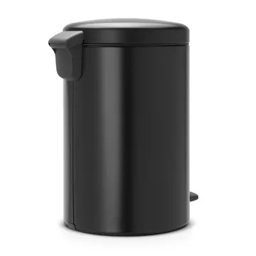 New Icon 新经典脚踏垃圾桶20升 - 哑光黑色 - Brabantia
