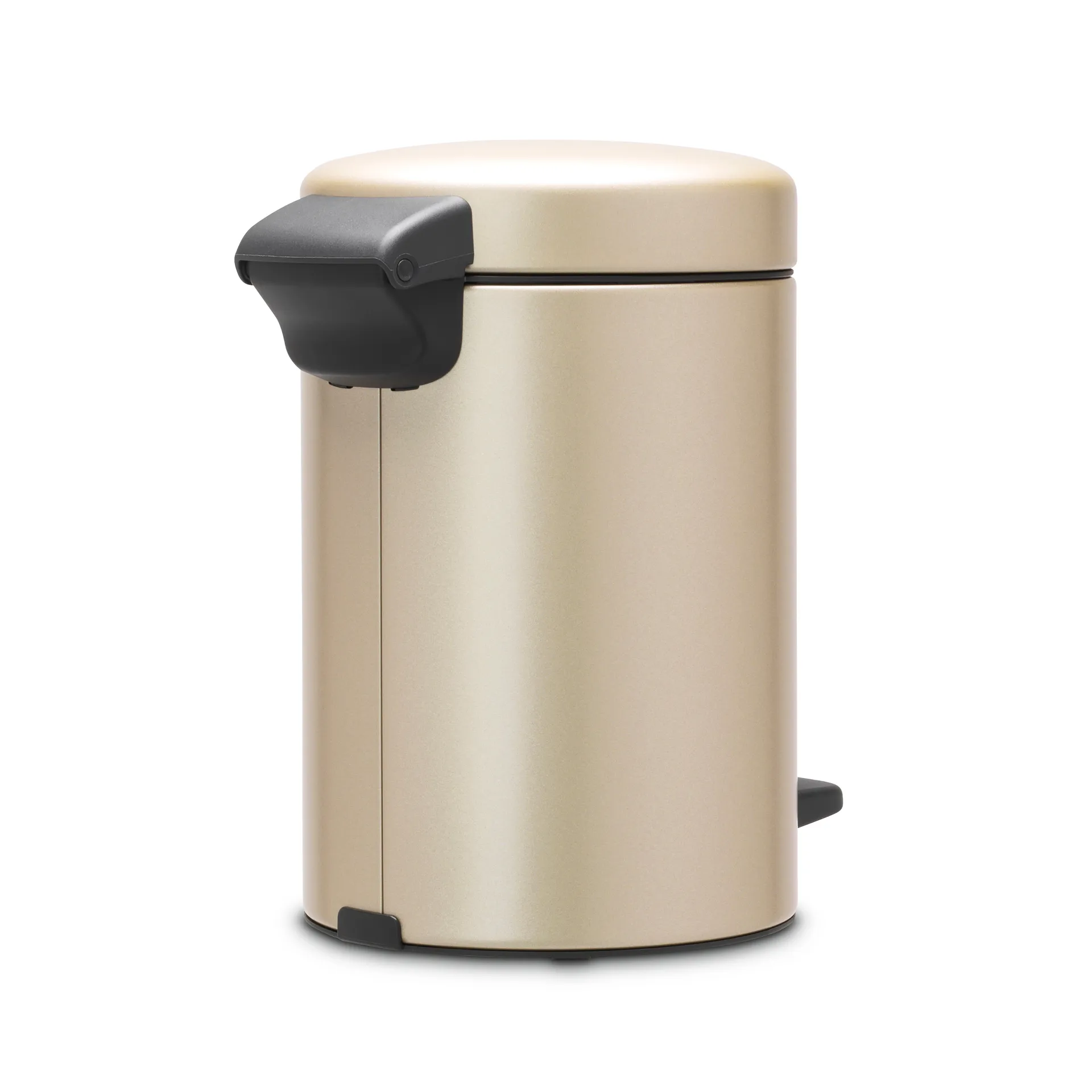 New Icon 脚踏式桶 3 liter, Metallic Gold Brabantia