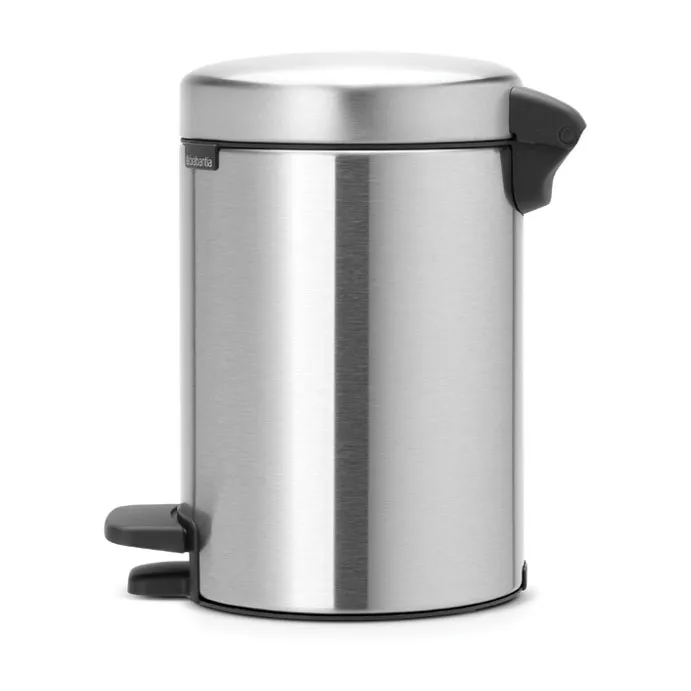 New Icon 新经典脚踏垃圾桶3升, 哑光防指纹钢 Brabantia