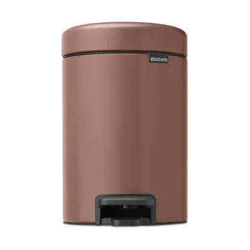 New Icon 新经典脚踏垃圾桶3升 - 缎面灰褐色 - Brabantia