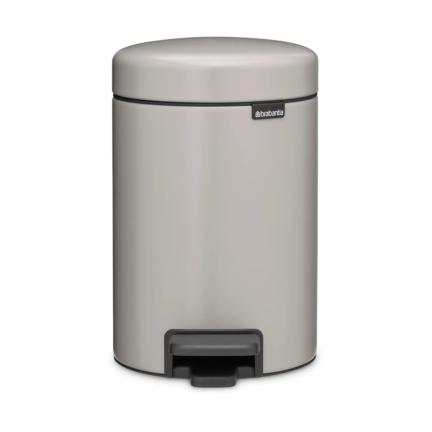New Icon 新经典脚踏垃圾桶3升, 柔和灰色 Brabantia