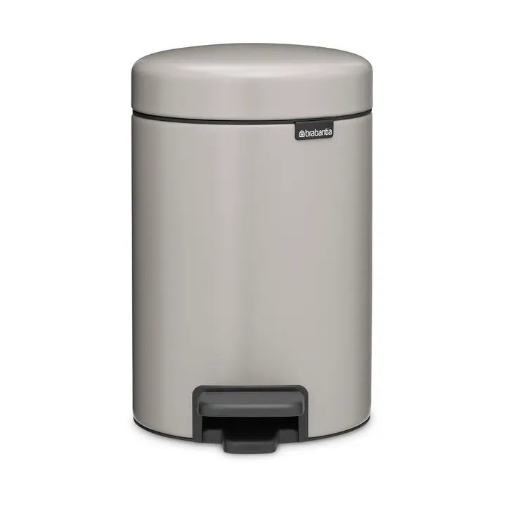 New Icon 新经典脚踏垃圾桶3升 - 柔和灰色 - Brabantia